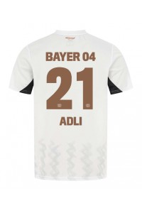 Bayer Leverkusen Amine Adli #21 Fotballdrakt Borte Klær 2024-25 Korte ermer